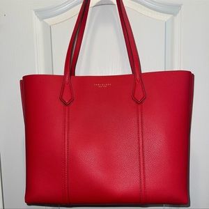 Tory Burch Red Tote Bag